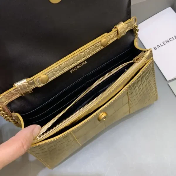 Balenciaga Hourglass On Chain Gold - Image 7