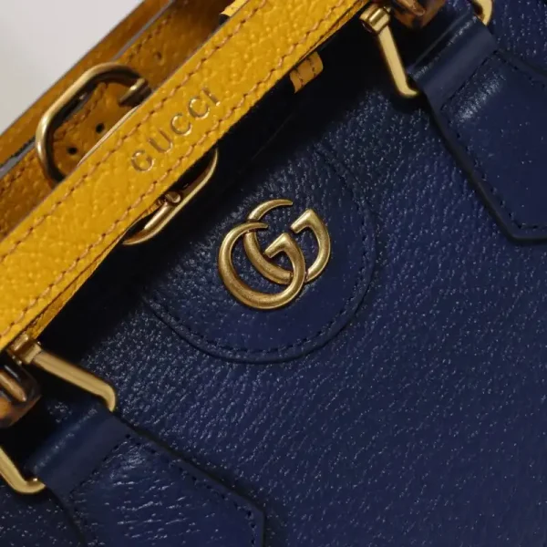 Gucci   Diana Small Tote Blue - Image 7