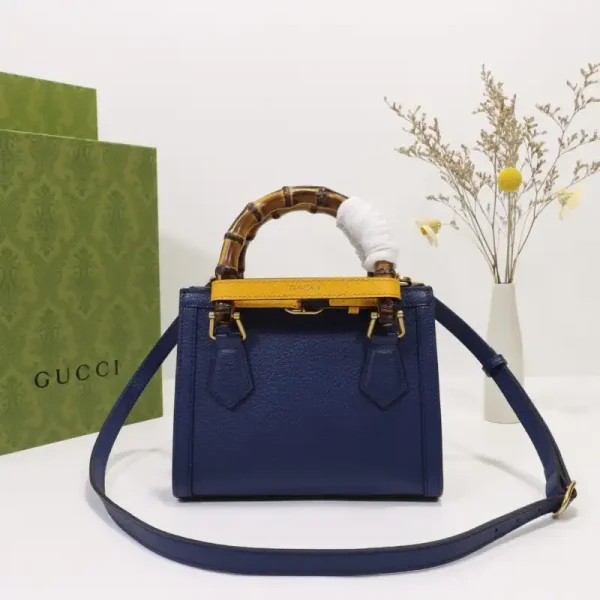 Gucci   Diana Small Tote Blue - Image 6