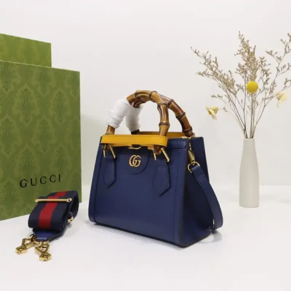 Gucci   Diana Small Tote Blue - Image 4