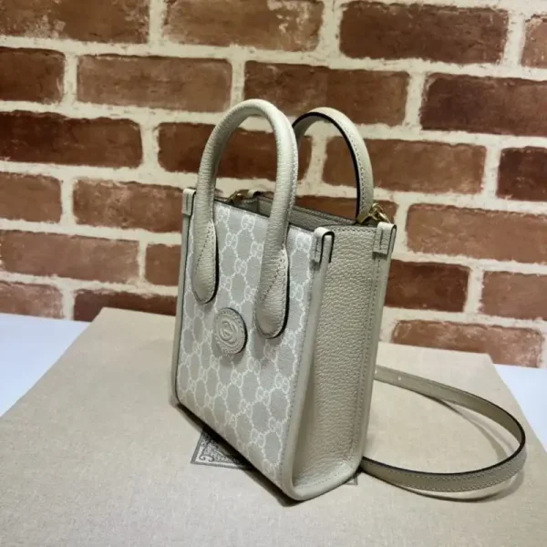 Gucci  Ophidia Mini Tote Bag  White - Image 2