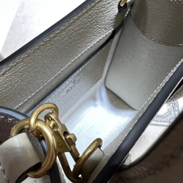 Gucci  Ophidia Mini Tote Bag  White - Image 8