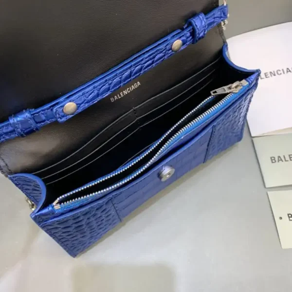 Balenciaga Hourglass On Chain Blue - Image 3