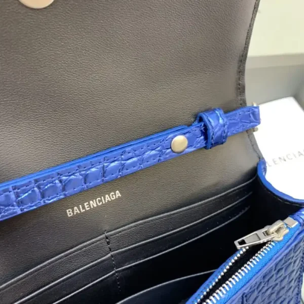 Balenciaga Hourglass On Chain Blue - Image 6