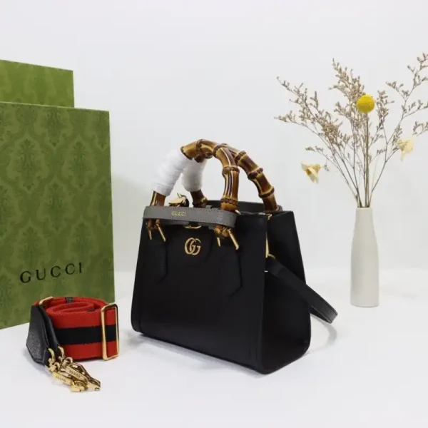 Gucci   Diana Small Tote Black - Image 3