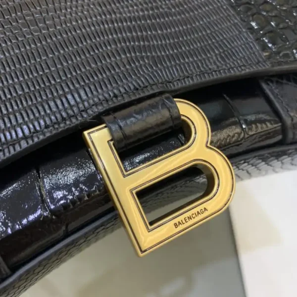 Balenciaga Hourglass On Chain Black - Image 7