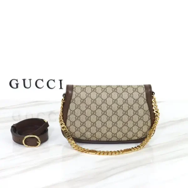 Gucci  Blondie Canvas Brown - Image 5
