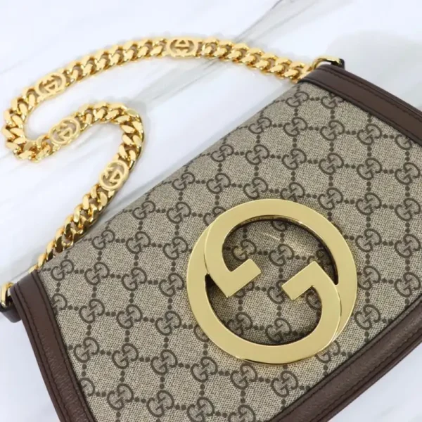 Gucci  Blondie Canvas Brown - Image 4