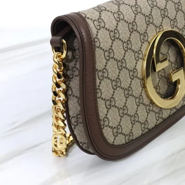 Gucci  Blondie Canvas Brown - Image 9