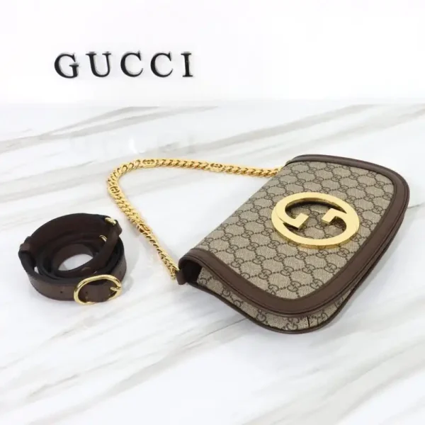 Gucci  Blondie Canvas Brown - Image 3