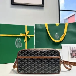 Goyard Cap Vert Red Brown