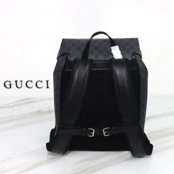 Gucci Interlocking Double G Backpack Black - Image 3