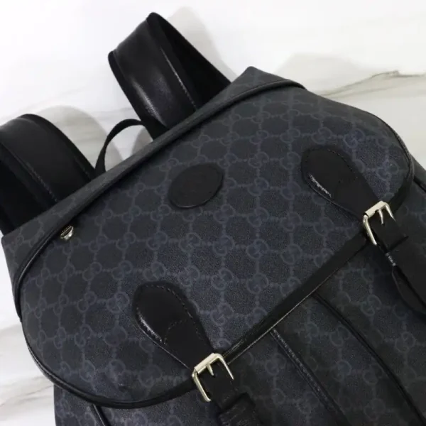 Gucci Interlocking Double G Backpack Black - Image 4