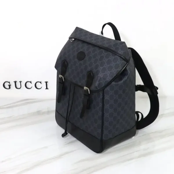 Gucci Interlocking Double G Backpack Black - Image 5