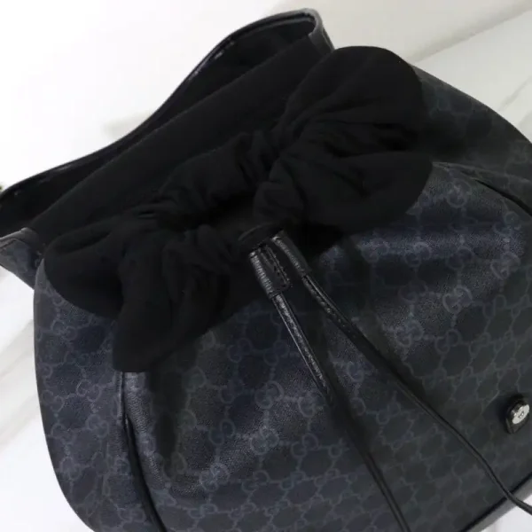 Gucci Interlocking Double G Backpack Black - Image 6