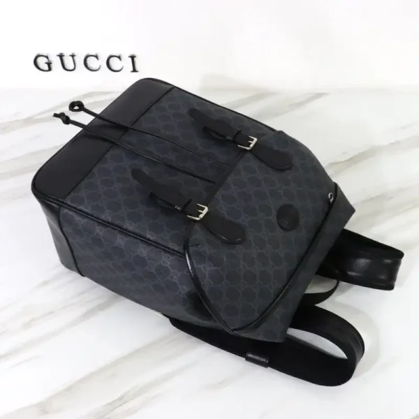 Gucci Interlocking Double G Backpack Black - Image 7