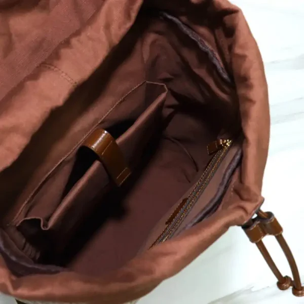 Gucci Interlocking Double G Backpack Beige - Image 4