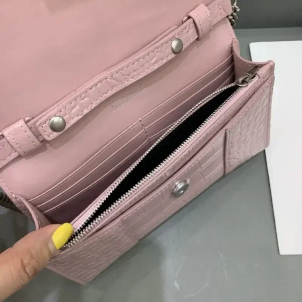 Balenciaga Hourglass On Chain Pink - Image 3