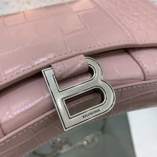 Balenciaga Hourglass On Chain Pink - Image 4
