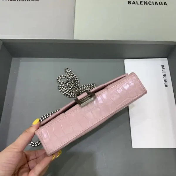 Balenciaga Hourglass On Chain Pink - Image 6