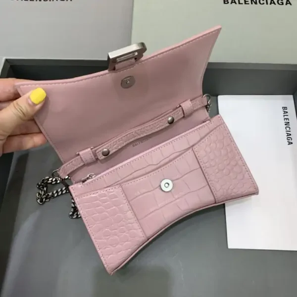 Balenciaga Hourglass On Chain Pink - Image 8