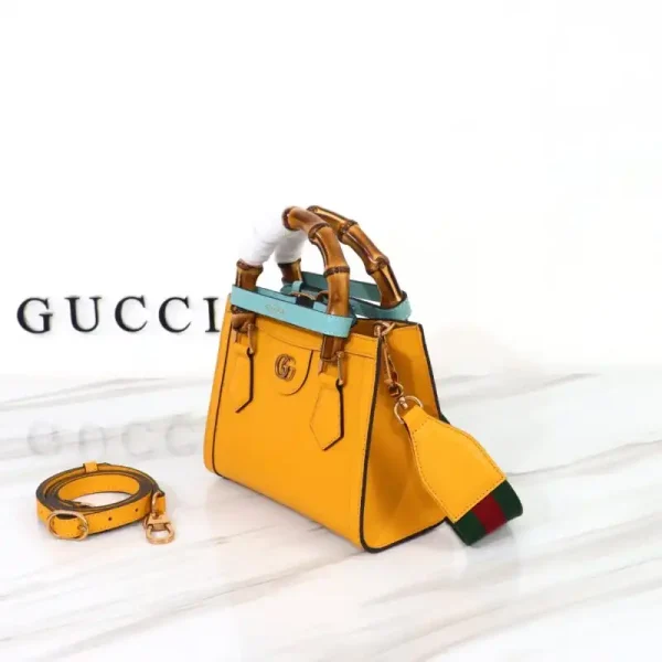Gucci   Diana Small Tote Yellow - Image 3