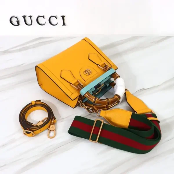 Gucci   Diana Small Tote Yellow - Image 4