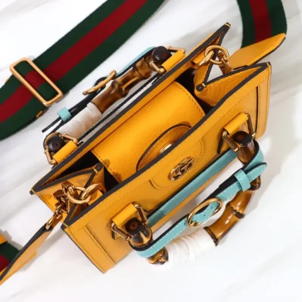 Gucci   Diana Small Tote Yellow - Image 7