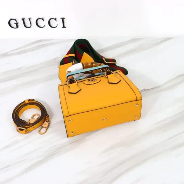Gucci   Diana Small Tote Yellow - Image 9