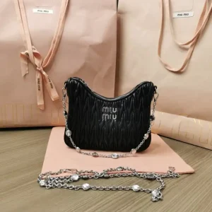 Miu Miu Matelassé Crystal Black