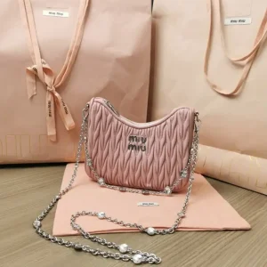 Miu Miu Matelassé Crystal Pink
