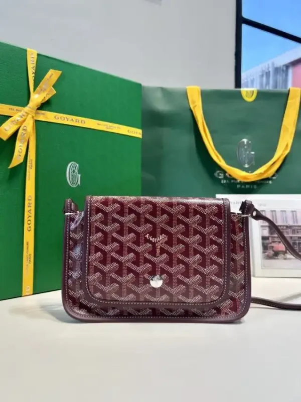 Goyard Plumet Pocket Wallet Bordeaux
