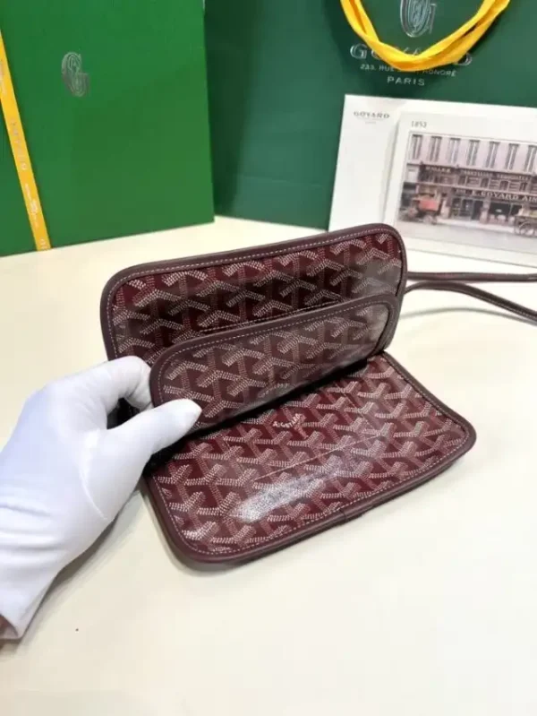 Goyard Plumet Pocket Wallet Bordeaux - Image 6