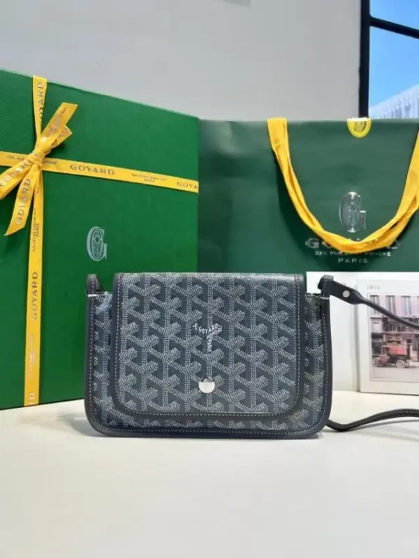 Goyard Plumet Pocket Wallet Grey