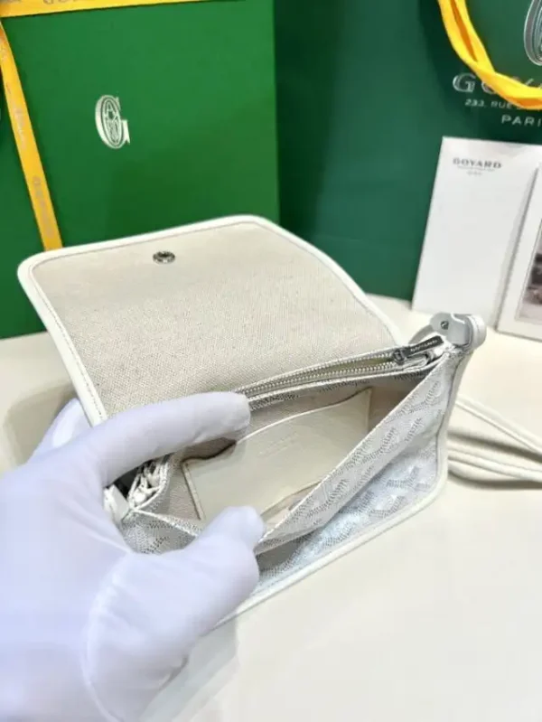 Goyard Plumet Pocket Wallet White - Image 2