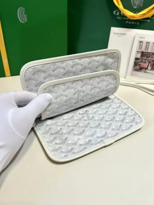 Goyard Plumet Pocket Wallet White - Image 3