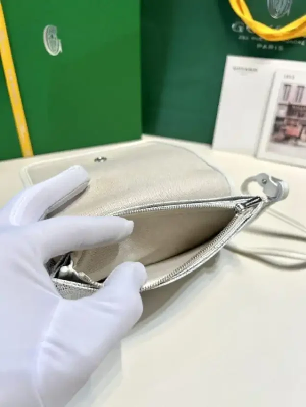 Goyard Plumet Pocket Wallet White - Image 6