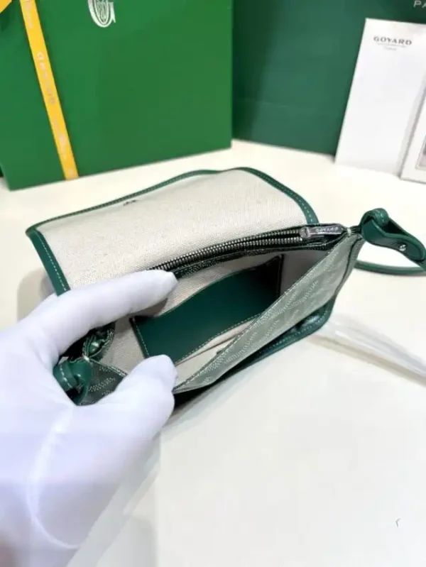 Goyard Plumet Pocket Wallet Green - Image 4