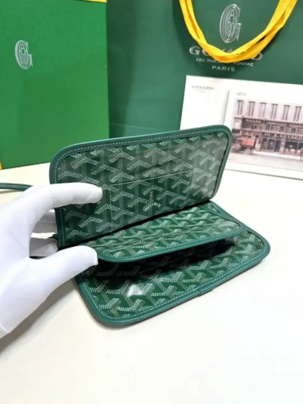 Goyard Plumet Pocket Wallet Green - Image 6