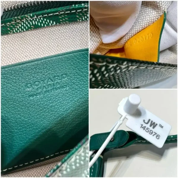 Goyard Plumet Pocket Wallet Green - Image 7