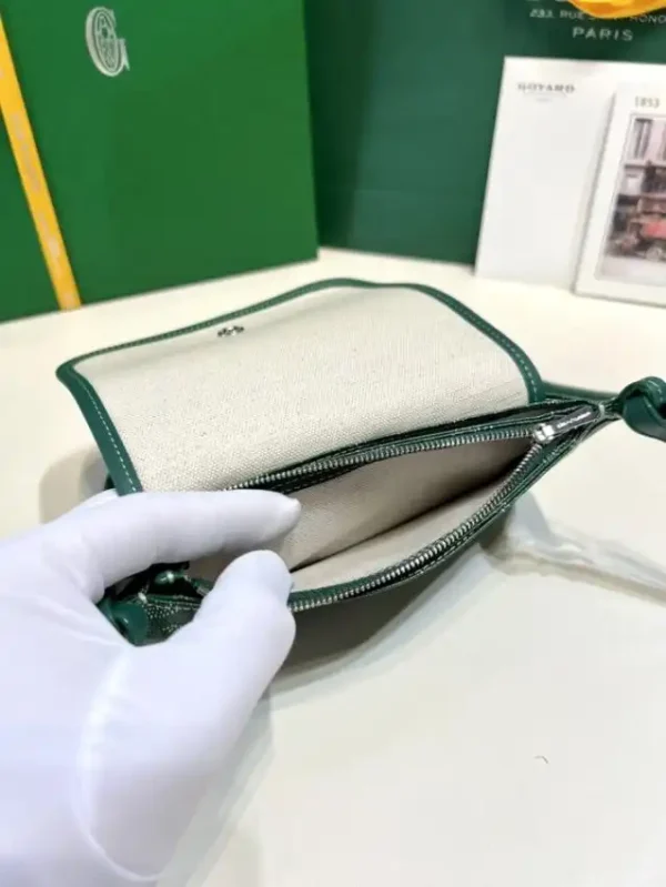 Goyard Plumet Pocket Wallet Green - Image 2