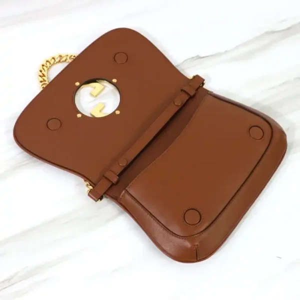 Gucci  Blondie Leather Brown - Image 3