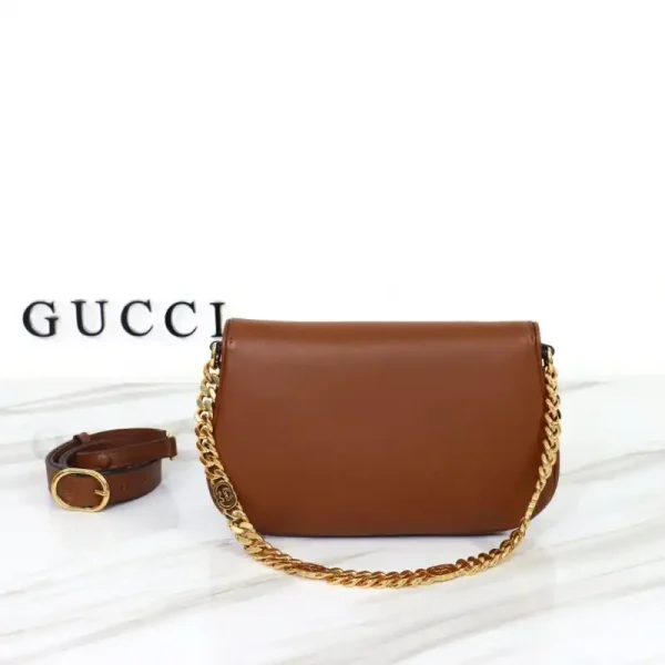 Gucci  Blondie Leather Brown - Image 8