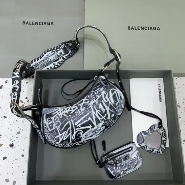 Balenciaga Le Cagole Graffiti Black - Image 3