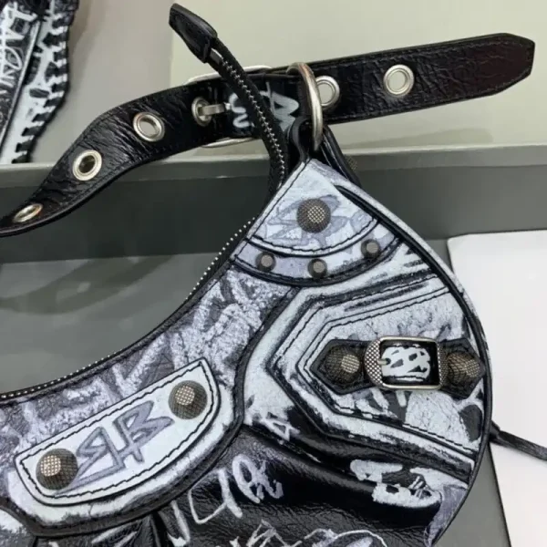 Balenciaga Le Cagole Graffiti Black - Image 5