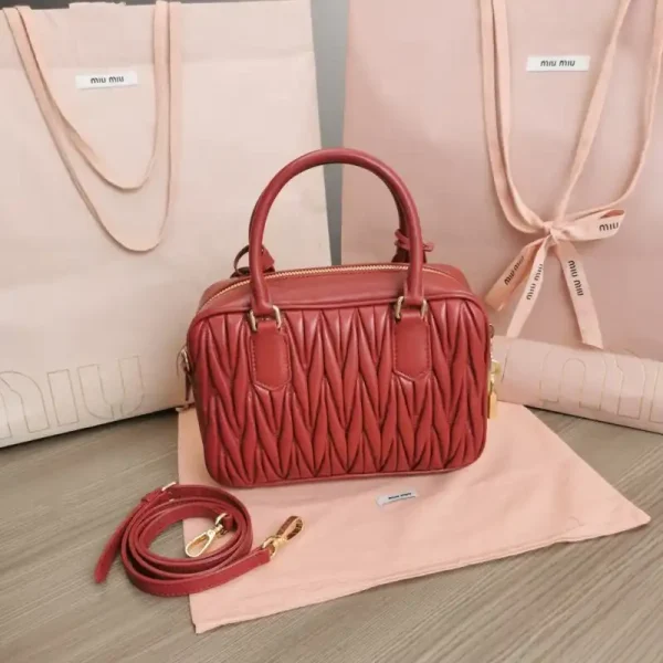 Miu Miu Arcadie Medium Red - Image 2