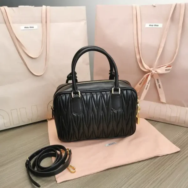 Miu Miu Arcadie Medium Black - Image 2