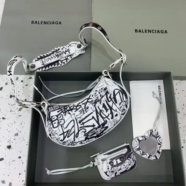 Balenciaga Le Cagole Graffiti White - Image 3
