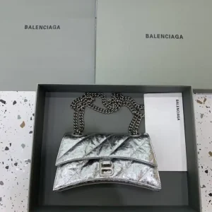 Balenciaga Crush Small Silver