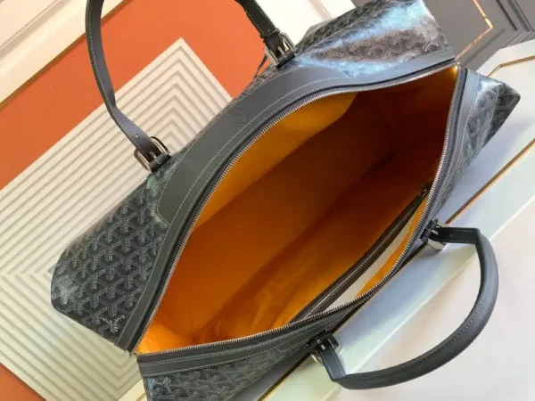 Goyard Bowling 55 Bag Black Brown - Image 2